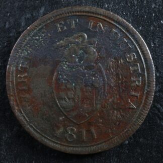 Halfpenny token 1811 Great Britain Withers 453