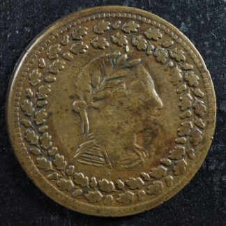 LC-48-7 Halfpenny token 1812 Lower Bas Canada Quebec Tiffin Breton 961