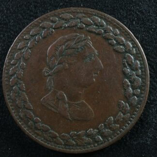 LC-48A1 Halfpenny token 1812 Lower Bas Canada Quebec Tiffin Breton 960
