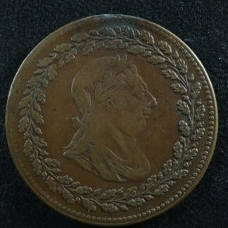 LC-48B1 TF-14 Halfpenny token 1812 Lower Bas Canada Quebec Tiffin Breton 960