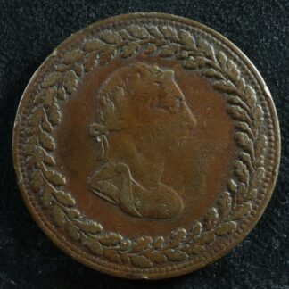 LC-48B1 TF-16 Halfpenny token 1812 Lower Bas Canada Quebec Tiffin Breton 960