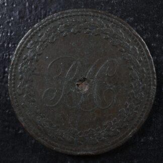 LC-52-One-Penny-token-1814-Lower-Canada-RH-Richard-Hurd-ship-Breton-989-277652446813-2