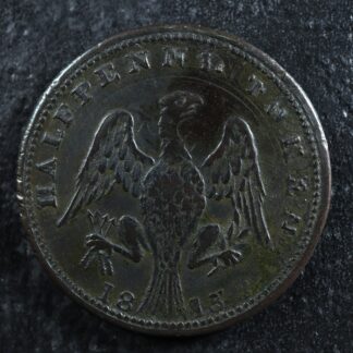 LC-54A-Halfpenny-token-1813-Lower-Bas-Canada-Quebec-Overstruck-Breton-994-277079705363-2