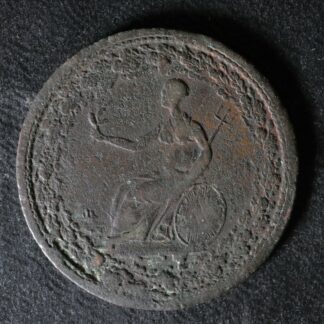 LC-54D1 Halfpenny token 1815 Lower Bas Canada Spread Eagle Breton 994