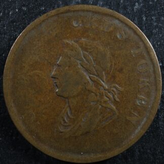 LC-61A Ireland 1834 George Ords token Lower Canada Bust and Harp BH-33 Wi 1830