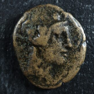 Maroneia Thrace AE25 Circa -189 to -45 Dionysos Grapes