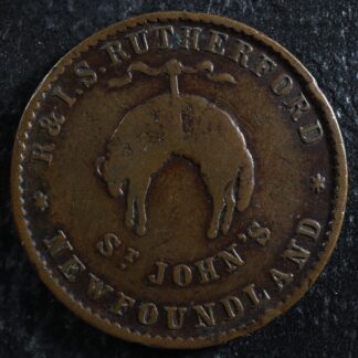 NF-1A1 Rutherford Bros. ND Newfoundland Canada token NFLD Breton 952