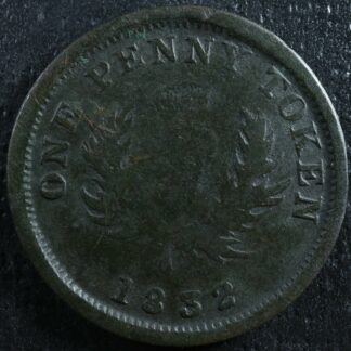 NS-4A2-One-Penny-token-1832-Canada-Nova-Scotia-Thistle-Breton-870-275252673483-2