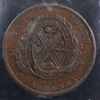 PC-2B-ICCS-MS-60-One-penny-token-1842-Province-of-Canada-Montreal-Breton-526-277102447903-2