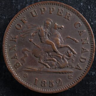 PC-6B5 One Penny 1852 token Bank of Upper Canada Breton 719