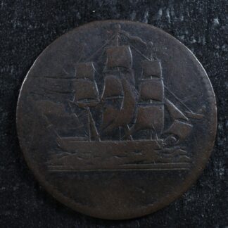 PE-10-2 Ships Colonies & Commerce token PEI Canada American flag Breton 997