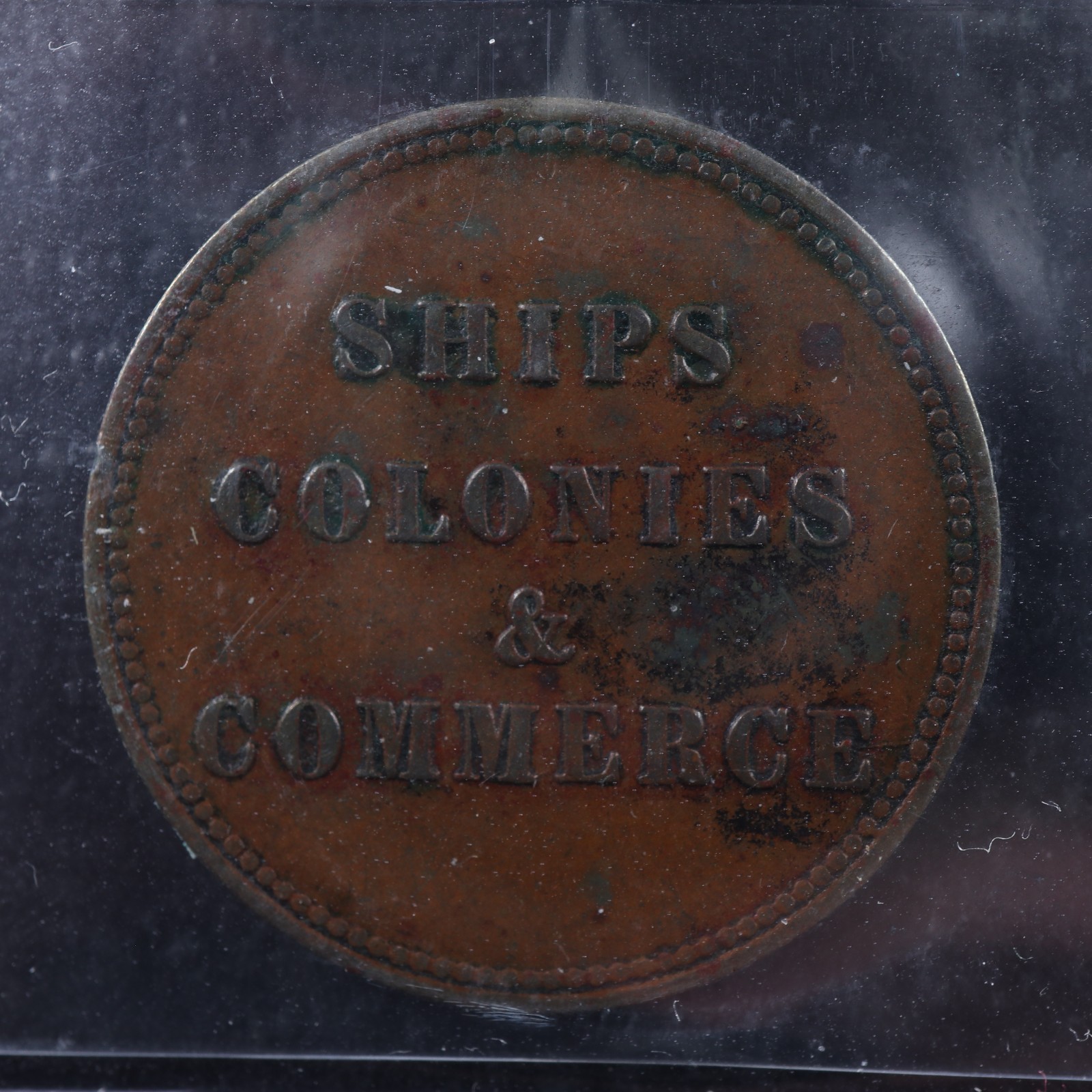 PE-10-40-ICCS-EF-40-Ships-Colonies-Commerce-token-PEI-Canada-Breton-997-277459715673-2