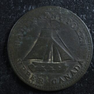 UC-13-Halfpenny-token-1833-Upper-Canada-brass-Commercial-Change-ship-Breton-731-275450889773-2