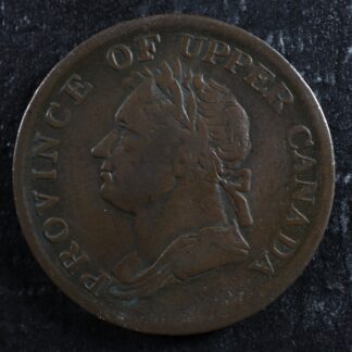 UC-14 Halfpenny token 1832 Province of Upper Canada Britannia Breton 732