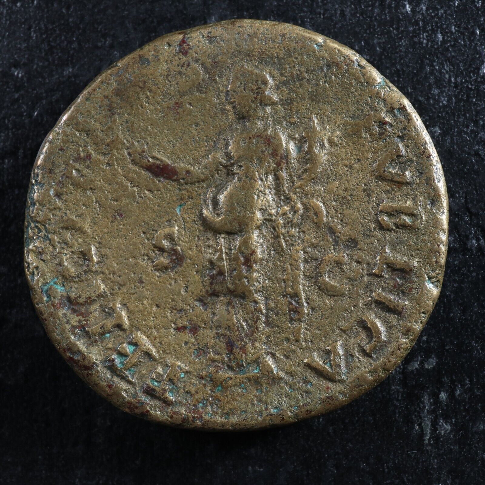 Vespasian Dupondius 74 Rome RIC 715 Felicitas Vespasien – Jetons Canada