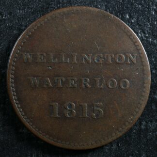 WE-14 Wellington Waterloo 1815 token Canada Ship Breton 1003