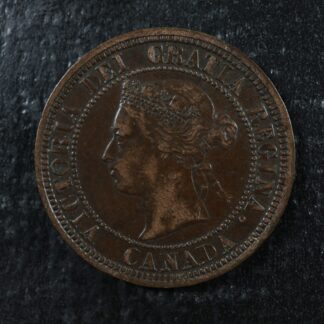 1 cent 1881H Canada one large penny Queen Victoria c ¢ VF-30