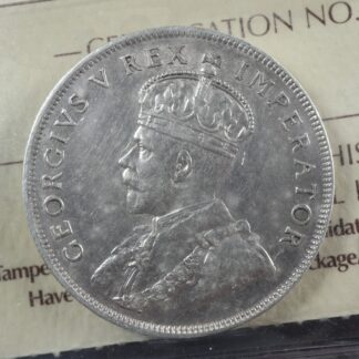 1 florin 1929 South Africa KM#18 ICCS VF-30 Silver Afrique du Sud