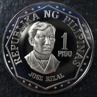 1 piso 1975FM Philippines KM#209.1 Copper-Nickel Proof Pilipinas