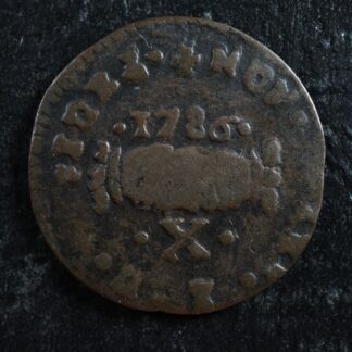 10 grani 1786 Order of Malta KM#300.5 Copper Ordre de Malte