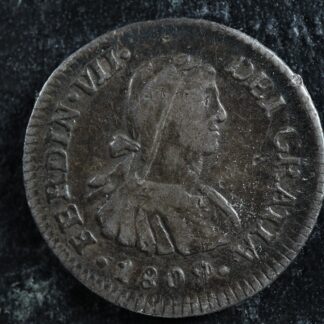 1/2 real 1809 Mo TH Mexico KM#73 silver Mexique