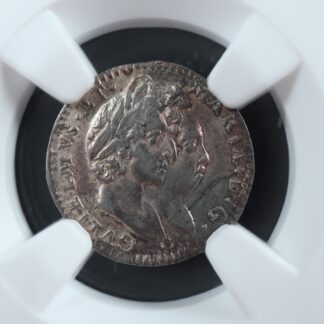 2 pence 1692 Great Britain KM#469 NGC AU Det Silver GB Grande-Bretagne Twopence