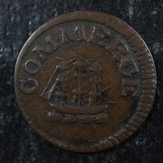 Breton 563a One Farthing token 1828 So-called Mullin's Farthing Withers 7670