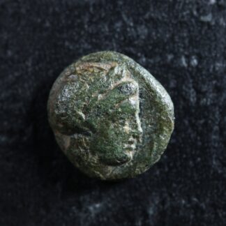 Gambrion Mysia AE9 4th century BC Apollo Bull