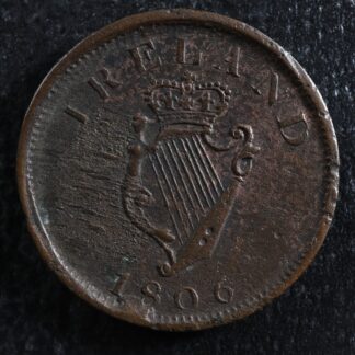 Halfpenny-token-1806-Ireland-St-Patrick-Apostle-432-Withers-2016-276797197094-2