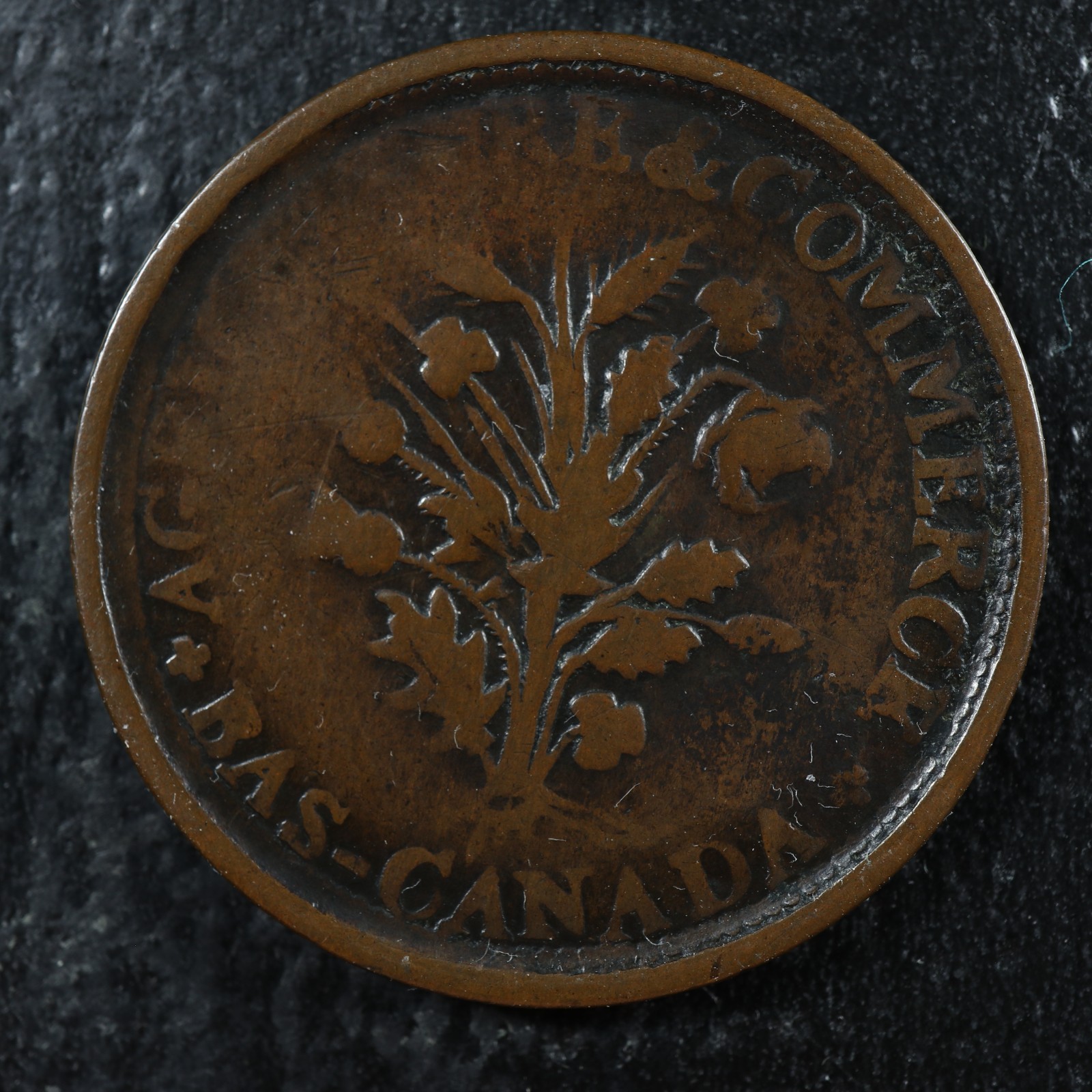 LC-22A-Bouquet-Sou-token-Montreal-Lower-Bas-Canada-Quebec-Breton-676-277742956224-2