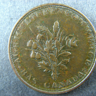 LC-28 Bouquet Sou token Montreal Lower Bas Canada Breton 702