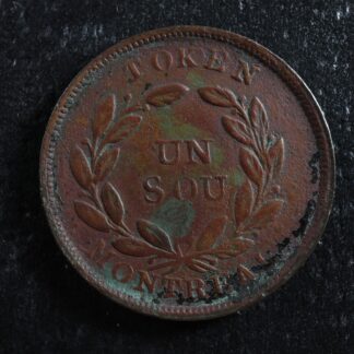 LC-29E1 Bouquet Sou token Montreal Lower Bas Canada Quebec Breton 697