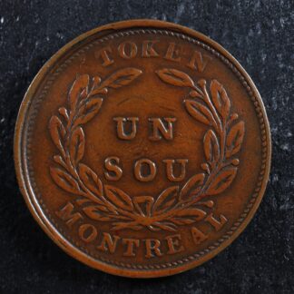 LC-30B Bouquet Sou token Montreal Lower Bas Canada Quebec Breton 699