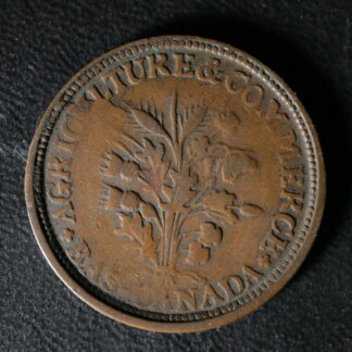 LC-30D Bouquet Sou token Montreal Lower Bas Canada Quebec Breton 686