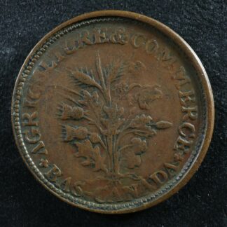 LC-30D Bouquet Sou token Montreal Lower Bas Canada Quebec Breton 686