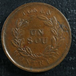 LC-31C Bouquet Sou token Montreal Lower Bas Canada Quebec Breton 694
