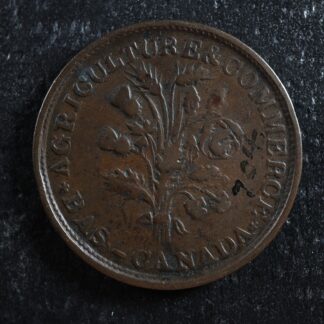 LC-33A1 Bouquet Sou token Montreal Lower Bas Canada Quebec Breton 704