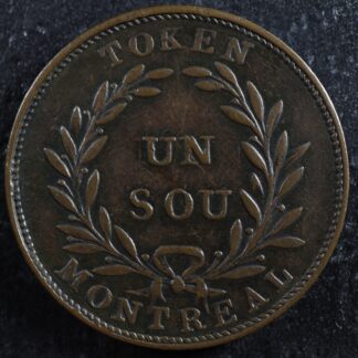 LC-35A1 Bouquet Sou token Montreal Lower Bas Canada Quebec Breton 707