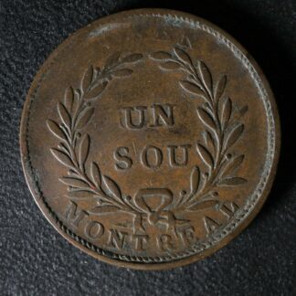 LC-36 Bouquet Sou token Montreal Lower Bas Canada Quebec Breton 708