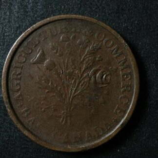 LC-39 Bouquet Sou token Montreal Lower Bas Canada Quebec Breton 711