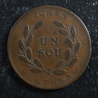 LC-41A1 Bouquet Sou token Montreal Lower Bas Canada Quebec Breton 684