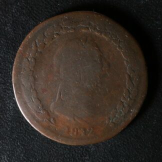 LC-47A1 One Penny token 1812 Lower Bas Canada Quebec Tiffin TF-39 Breton 957