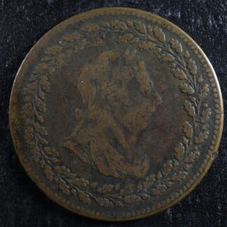 LC-48-14 Halfpenny token 1812 Lower Bas Canada Quebec Tiffin Breton 960