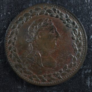 LC-48-24 Halfpenny token 1812 Lower Bas Canada Quebec Tiffin Breton 960