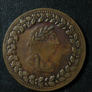 LC-48B1 TF-11 Halfpenny token 1812 Lower Bas Canada Quebec Tiffin Breton 960