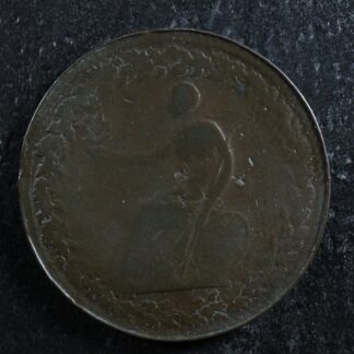 LC-54C2 Halfpenny token 1814 Lower Bas Canada Quebec Spread eagle Breton 994