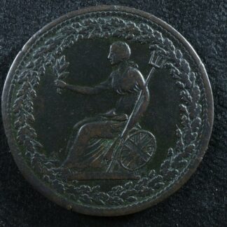 LC-54C2 Halfpenny token 1814 Lower Bas Canada Spread Eagle Breton 994