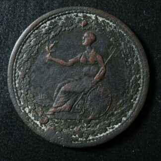 LC-54D1 Halfpenny token 1815 Lower Bas Canada Spread Eagle Britannia Breton 994