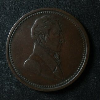 LC-59B1 Commercial Change small bust copper token Canada 4.52g Breton 1007