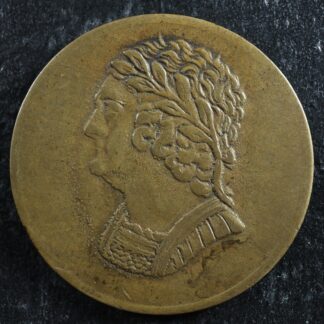 LC-60-9 1820 token Lower Bas Canada Quebec Bust and Harp Breton 1012